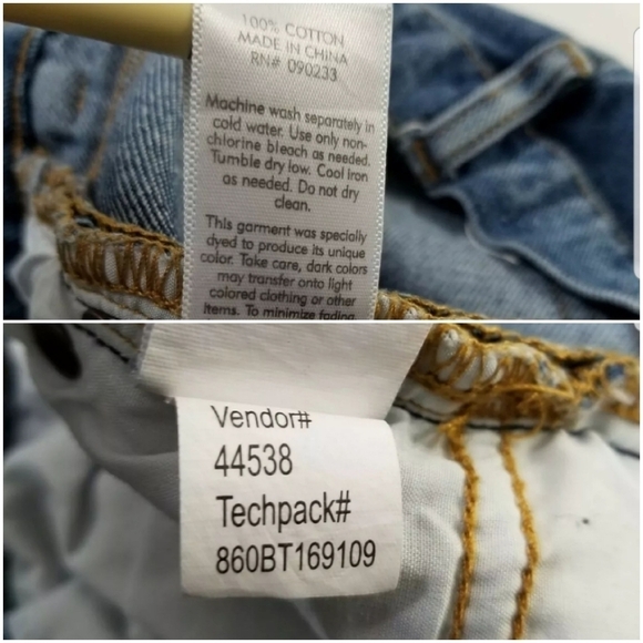 Pacsun Boyfriend Jeans Sz 26 Distressed - Picture 7 of 7